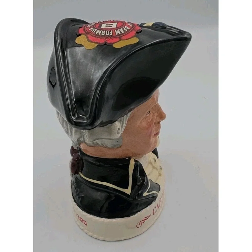 Vtg Royal Doulton Captain Cook Jim Beam Bourbon Whiskey Decanter UK Made